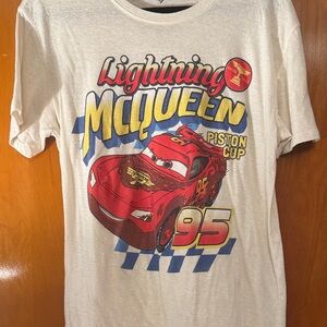 Disney Cream Lightning McQueen Tee